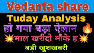 Vedanta share latest news today  Vedanta share analysis today  Vedanta share [upl. by Robson]