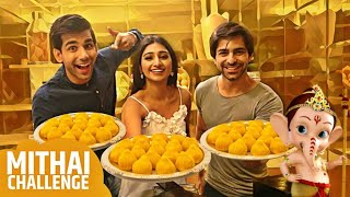 Mithai Challenge  Ganpati Bappa Special  Rimorav Vlogs [upl. by Airdnat]