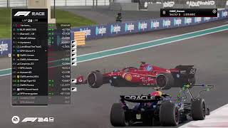 Speed Force Racing  S16  Div 2  Round 24  Abu Dhabi  Owen Mansell vs BurMeister [upl. by Annaliese655]