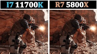 R7 5800X vs I7 11700K  4K Ultrawide 1440P 1080P [upl. by Eahsan]