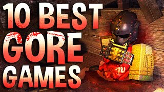 Top 10 Best Roblox Gore Games to play in 2022 [upl. by Otcefrep]