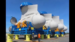 The Massive Engines Powering Move World Largest Ships  Modern Propeller Manufacturing Technology [upl. by Macnair]