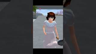 Tina hit fripan to Mio badly 🥺  sakurasakura sakuraschoolsimulator shortvideos sakura [upl. by Anedal]