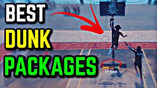 THE FASTEST DUNK PACKAGES ON NBA 2K22  UNBLOCKABLE DUNK PACKAGES BEST DUNK ANIMATIONS 2K22 [upl. by Nyrad]