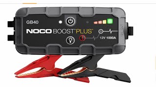 NOCO Boost Plus GB40 1000A UltraSafe Car Battery Jump StarterCharger [upl. by Dunaville]