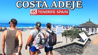 TENERIFE  COSTA ADEJE  Take a look at the Current Situation ☀️ 4K Walk ● August 2024 [upl. by Windham]