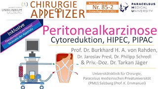 Peritonealkarzinose HIPEC PIPAC CHIRURGIE APPetizer Nr 852 NEUAUFLAGE [upl. by Marwin155]