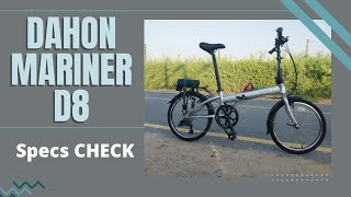 Dahon Mariner D8 Quick View of Specs  Dahon Folding Bike USA [upl. by Acherman]