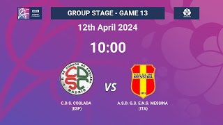 Futsal 2024  Women  GROUP STAGE  GAME 13  CDS COSLADA vs ASD GS ENS MESSINA [upl. by Almeida]