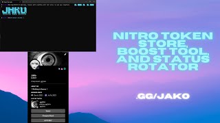 Cheap Nitro Tokens Boost Tool and Custom RPC Status Rotator 2024 Instant Delivery [upl. by Beal581]