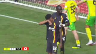 Highlights  Norwich City vs Watford 41  Championship Match 210424 [upl. by Kiersten]