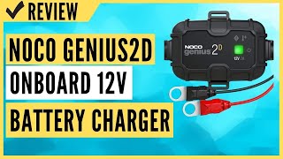 NOCO GENIUS2D 2Amp DirectMount Onboard Charger 12V Battery Charger Review [upl. by Soalokin]