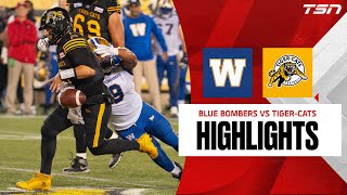 CFL WEEK 18 Winnipeg Blue Bombers vs Hamilton TigerCats FULL HIGHLIGHTS [upl. by Arhsub]