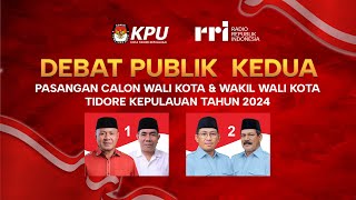 DEBAT PUBLIK KEDUA PASANGAN CALON WALI KOTA amp WAKIL WALI KOTA TIDORE KEPULAUAN [upl. by Goldston]