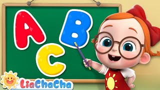 Little teacher Lia teaches ABC Numbers Colors and More  Kids Songs amp Nursery Rhymes  LiaChaCha [upl. by Pryor]