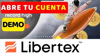 Como CREAR una cuenta DEMO en LIBERTEX 2024 [upl. by Schwinn]