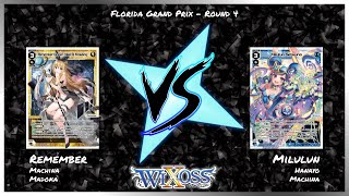 WIXOSS WiXoss Grand Prix Florida Round 4  WUB Remember vs RUB Milulun [upl. by Pinkham]