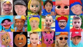 Parody Face Dance Blippi  Ryan’s World  Cocomelon  D Billions  KulikiTaka 30 Puzzle Max [upl. by Aksoyn228]