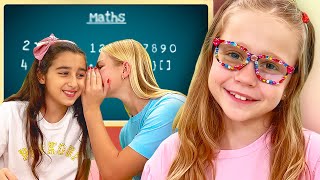 Nastya at School  Video compilation about school friendship and knowledge [upl. by Mij]