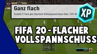 quotWuchtiger Flachschussquot Aufgabe in Fifa 20✔⚽ [upl. by Molli]