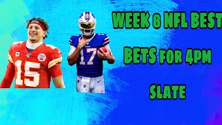 NFL PICKS WEEK 8 2024  NFL Best Bets Player Props Touchdowns amp Parlays for 4pm slate [upl. by Murielle870]