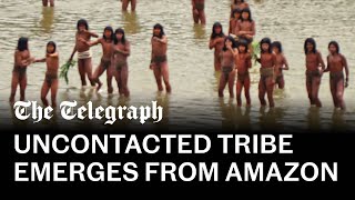 Rare footage of largest uncontacted tribe in the world shows disaster in the making [upl. by Marinna364]