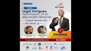 Termination of an Absconder or Deserter by Peter Kinyanjui [upl. by Ivett]