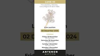 LUXER III  2 December 2024 auction fashion jewelry antenorauction luxury luxurybags [upl. by Leiand]