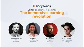 VR for Job Interview Training the immersive learning revoluton Webinar [upl. by Molini]