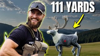 111 Yard Archery shot to WIN A TRUCK I Hit the Center Total Archery Challenge [upl. by Valoniah]