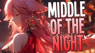 Nightcore  Middle Of The Night  Elley Duhé Sped Up [upl. by Nayve]