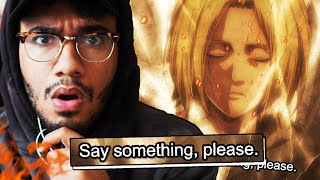 ANNIE IS BACK  ATTACK ON TITAN SEASON 4 EPISODE 9 LIVE REACTION [upl. by Ylsel783]