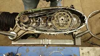 Lambretta Clutch Removal [upl. by Lahtnero]