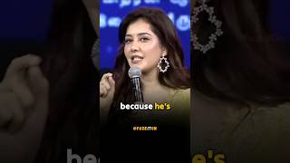 Rashi Khanna Favourite Actor shorts rashikhanna dhanush [upl. by Rusty]