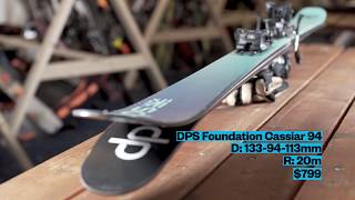 Whats New From DPS Skis For 2019 [upl. by Osrick]