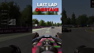 LAST LAP OVERTAKE 🔥 f1 formula1 f124 f1game racing lastlap finallap overtake [upl. by Nnayllehs257]