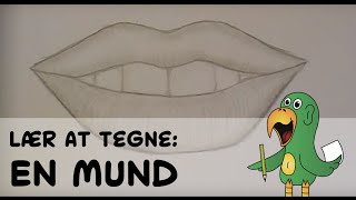 Lær at tegne EN MUND  HVORDANTEGNERJEGDK ✔ [upl. by Aihsile978]