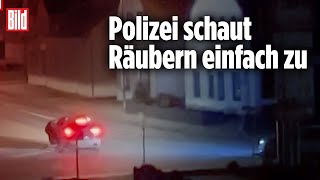 GeldautomatenSprengung Polizei lässt Bankräuber flüchten  Ganderkesee [upl. by Juliana]