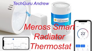 Meross Smart Radiator Thermostat MTS150HHK REVIEW [upl. by Diaz]