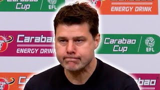 Mauricio Pochettino postmatch press conference  Chelsea 01 Liverpool  Carabao Cup final [upl. by Leonardo84]