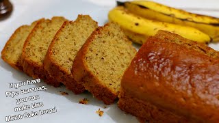 If you have 2 Bananas you can make this Banana Cake Bread Moist banana cake recipe [upl. by Aon890]