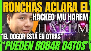 🤯 RONCHAS cuenta el H4CKE0 del MU HAREM 🔥 [upl. by Ahseiyt489]