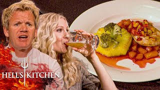 Cooking with Beer Challenge has Chef Ramsay Confused About Some Hoppy Dishes  Hell’s Kitchen [upl. by Tubb]