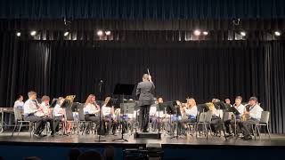 Broadway March  WMS spring band concert 2024 [upl. by Annairba802]