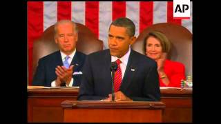 US President Obama speech to Congress on healthcare reform [upl. by Swee]