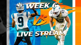 Carolina Panthers Vs Miami Dolphins Week 6 Live Stream Reaction [upl. by Telford]