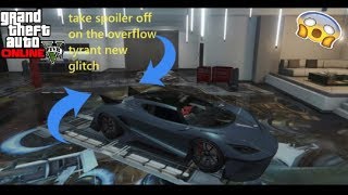 GTA 5 ONLINE overflod tyrant take spoiler off new glitch 143 [upl. by Edals184]