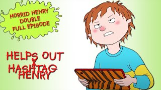 Helps Out  Hashtag Henry  Horrid Henry DOUBLE Full Episodes [upl. by Londoner]