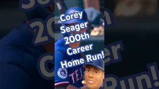 Corey Seager’s 200th Career Home Run texasrangers coreyseager homerun mlb baseball homer [upl. by Annoyik455]