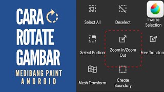 CARA ROTATE GAMBAR DI MEDIBANG PAINT ANDROID [upl. by Sollars]